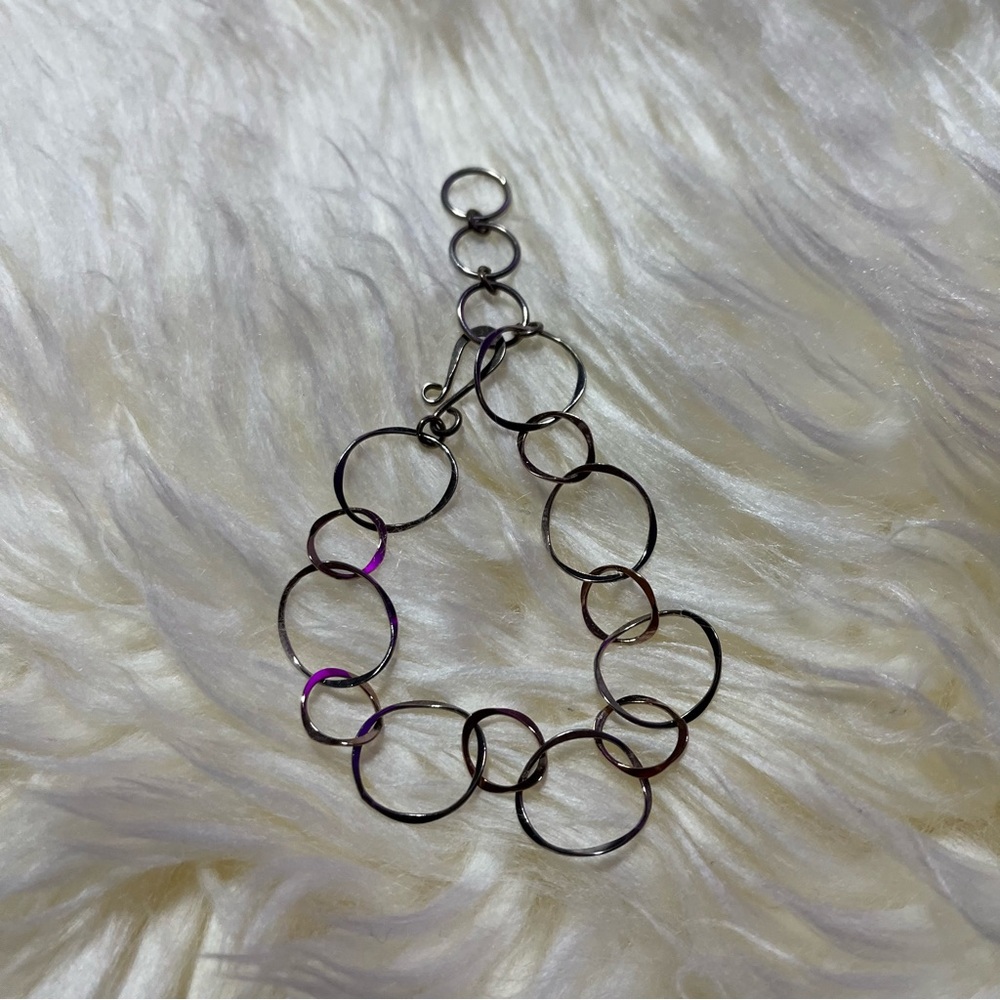 Elegant White Gold and Gold Bracelet